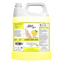 Lemon Hand Rub Sanitizer Gel with Vitamin E - 5000 ml