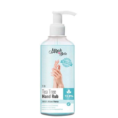 Tea Tree - Aloe Vera Hand Rub Sanitizer - 1000 ml