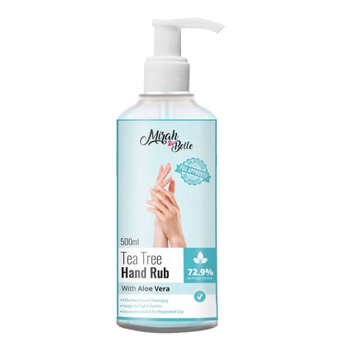 Tea Tree - Aloe Vera Hand Rub Sanitizer - 500 ml