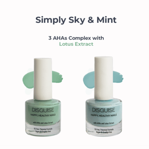 Nail Polish Simply Sky 119 with Mint 118 Combo - 18 ml