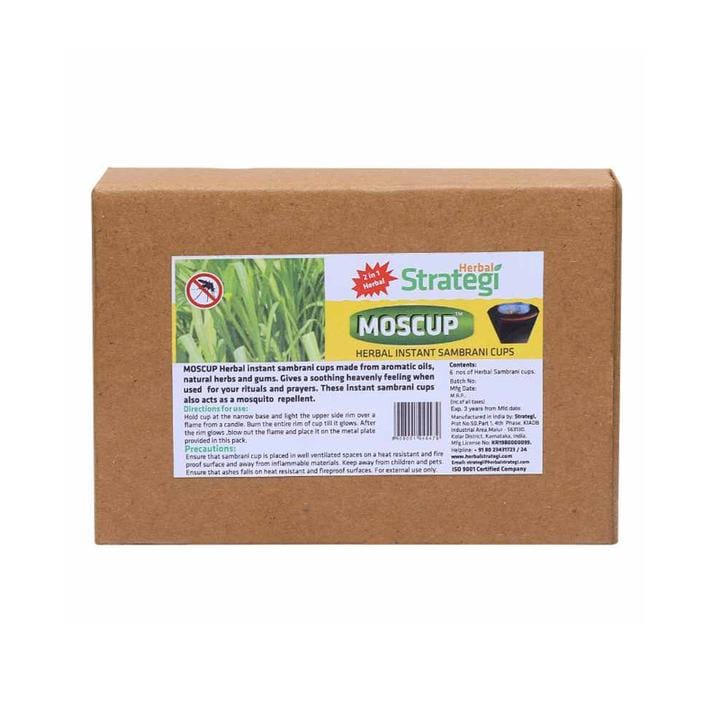 Moscup Herbal Sambrani Cups, 6 Nos (Pack of 5)