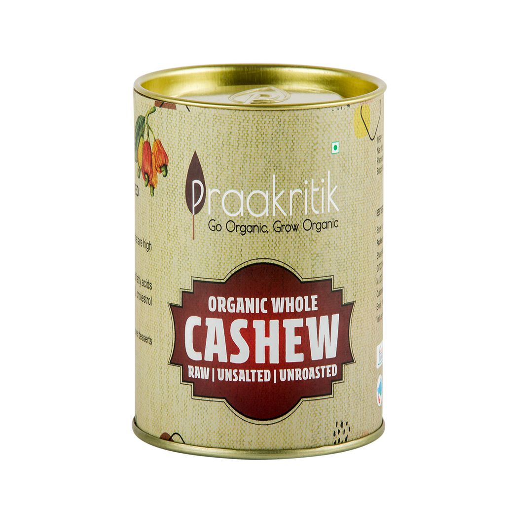 Organic Whole Cashew - 200 gms