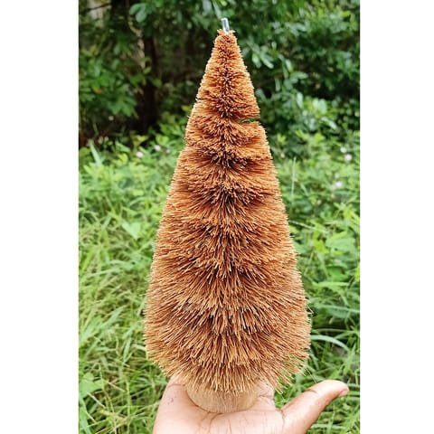 Handcrafted Coir Christmas Tree(10 x 8 x 30 cm) 60 gms