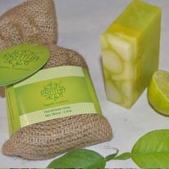 Sea Waves with Lime Handmade Soap - 100 gm