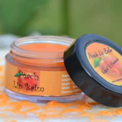 100% Natural Peach Lip Balm - 15 ml