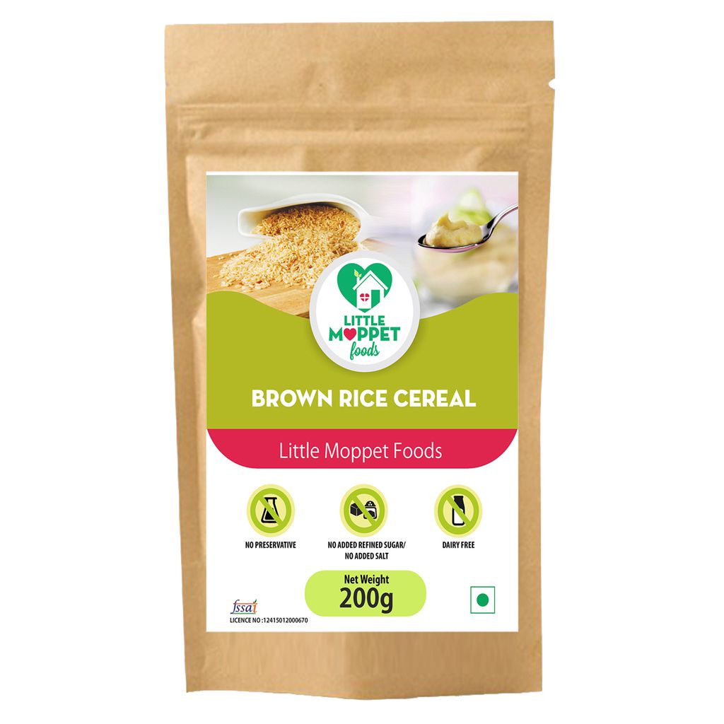 Organic Brown Rice Cereal - 200 gm