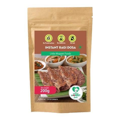 Organic Instant Ragi Dosa Mix - 200 gm