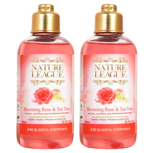 BLOOMING ROSE & TEA TREE Body wash 200 ml (Pack of 2)