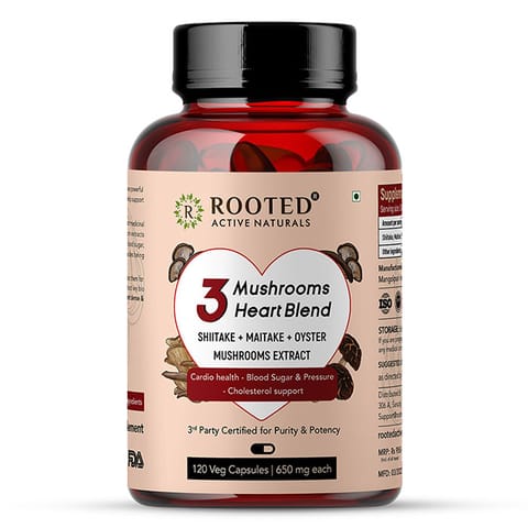 3 Mushrooms Heart Blend - Capsule