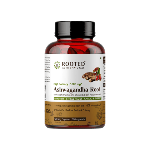 Ashwagandha, Reishi, Shilajit & Black pepper - Capsule