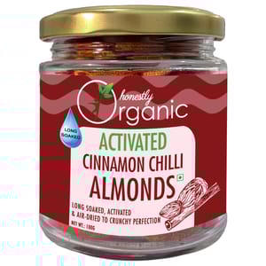 Activated Cinnamon Chilli Almonds (Pack of 2) 100 gms