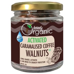 Activated Caramelised Coffee Walnuts 75 gms (Pack of 2)