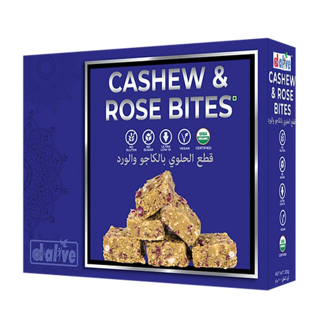 Cashew & Rose Bites - 200g