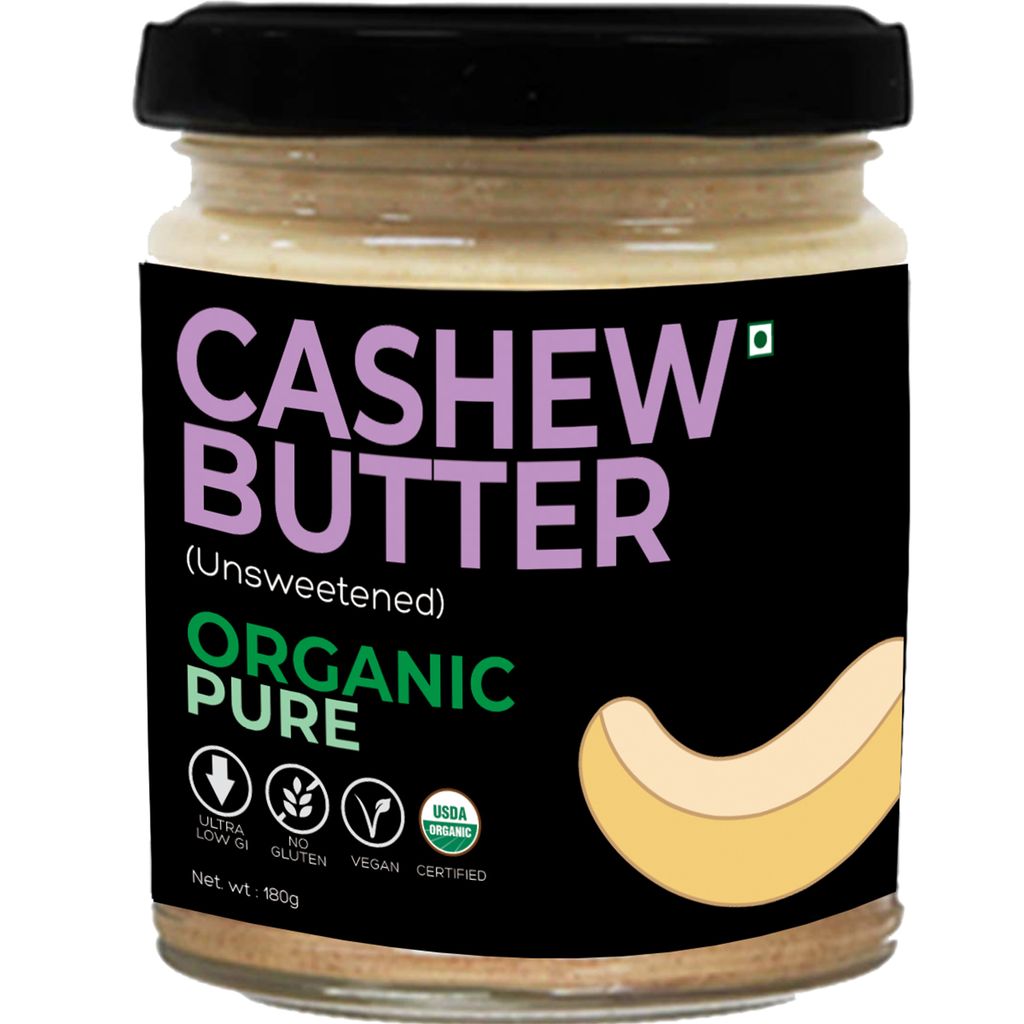 Organic Cashew Butter (Unsweetened) -180g