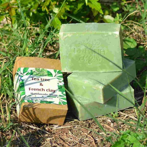 Tea Tree & French Clay Cold Process Handmade Soap 100 gms