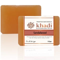 Sandalwood Khadi Handmade Soap 125 gms (Pack of 2)