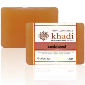 Sandalwood Khadi Handmade Soap 125 gms (Pack of 2)