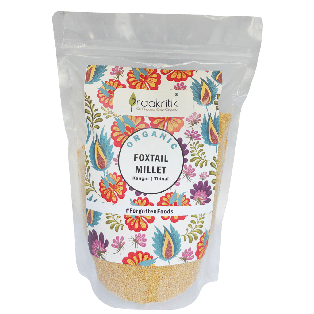 Organic Foxtail Millets (Kangani) 1 Kg