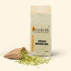 Organic Chilka Hara Moong Daal | 500 G (Pack of 2)