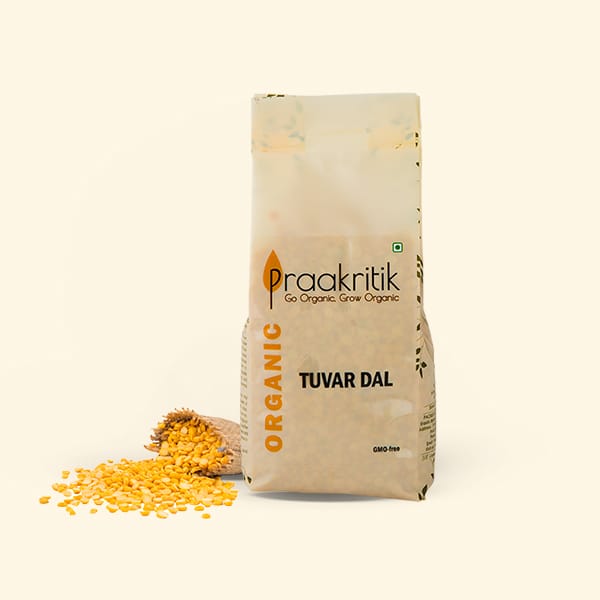 Organic Tuvar Daal | 500 G (Pack of 2)