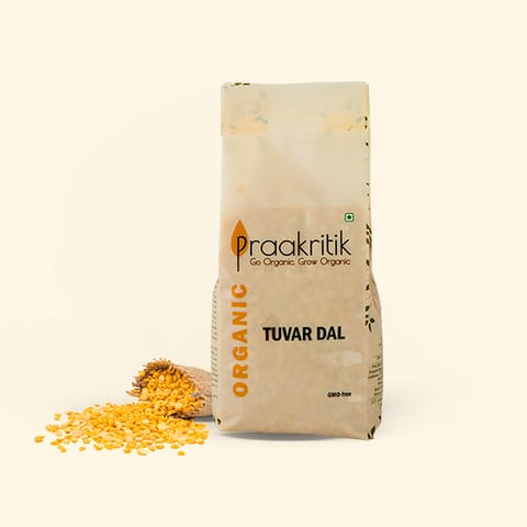 Organic Tuvar Daal | 500 G (Pack of 2)