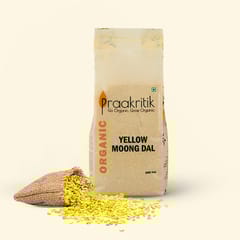 Organic Yellow Moong Daal | 500 G (Pack of 3)