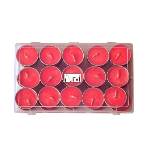Pure Soy Wax Scented Rose Tea light Candle (Pack of 30)