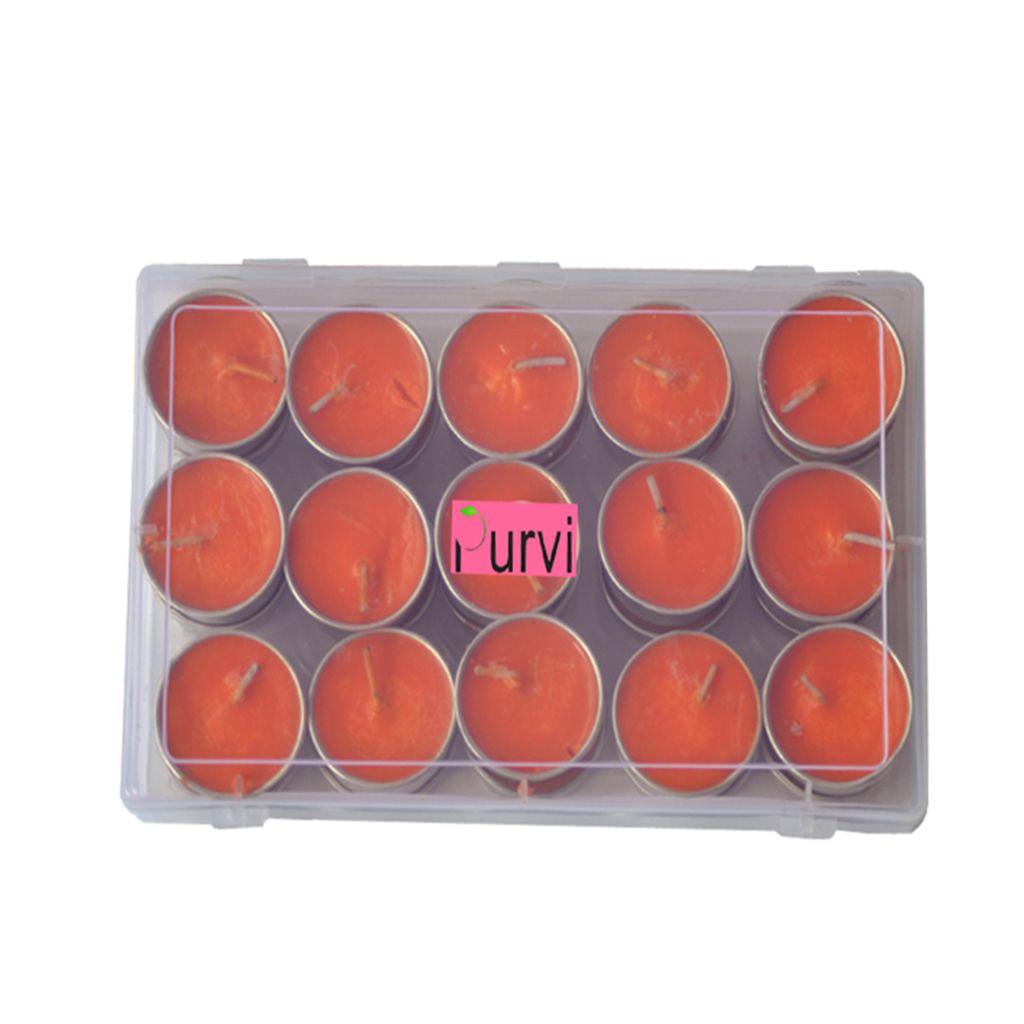 Pure Soy Wax Scented Orange Tea light Candle (Pack of 30)