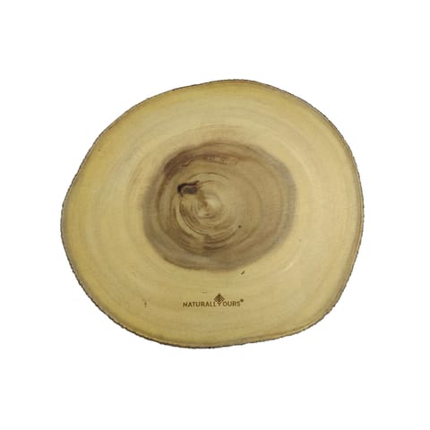 Round Cheese Boards with Bark, 25 cms