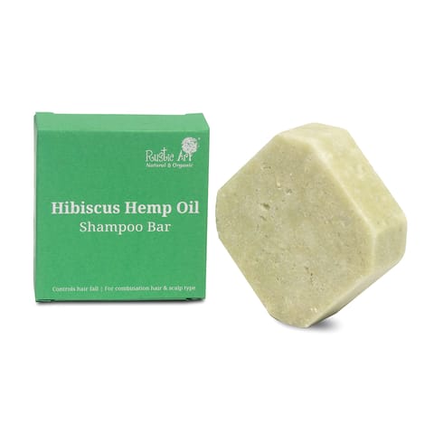 Hibiscus Hemp Oil Hair Cleansing Bar - 75 gms