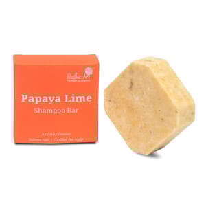 Papaya Lime Hair Cleansing Bar - 75 gms