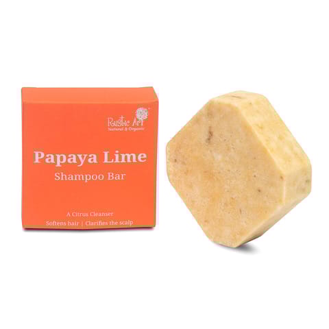Papaya Lime Hair Cleansing Bar - 75 gms