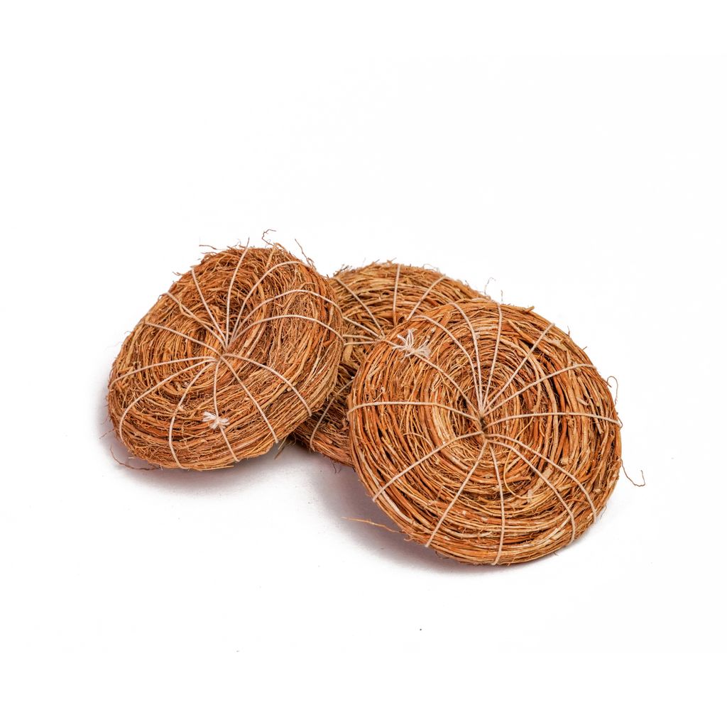 Vetiver Natural Loofah (Set of 3)