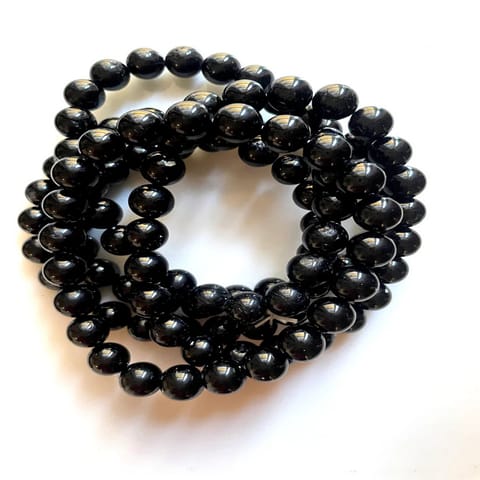 The Black Ninja Bracelet - Tourmaline 8mm