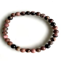 The Heartbreak Crystal Bracelet - Rhodonite