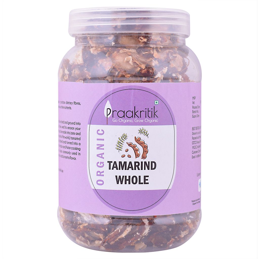 Organic Seedless Tamarind Whole 500 gms