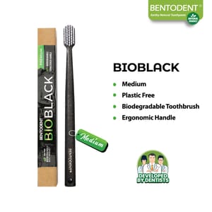 Bio-Black Biodegradable Toothbrush for Adult (Pack of 2)
