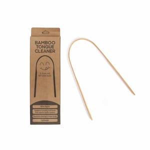 Biodegradable Bamboo Tongue Cleaner for Adults (Pack of 4)