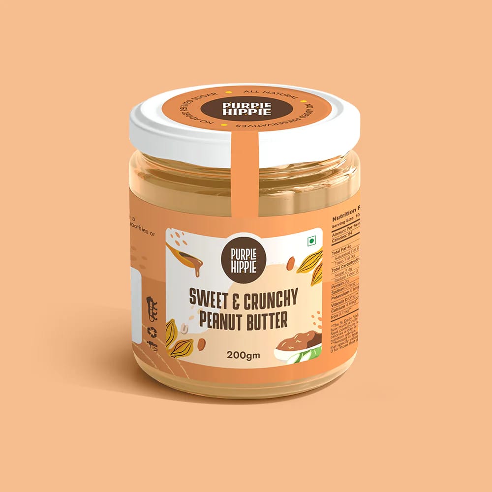 Sweet & Crunchy Peanut Butter Spread - 200 gms