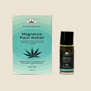 Cannabliss Pain Relief Roll On - Migrane 10ml