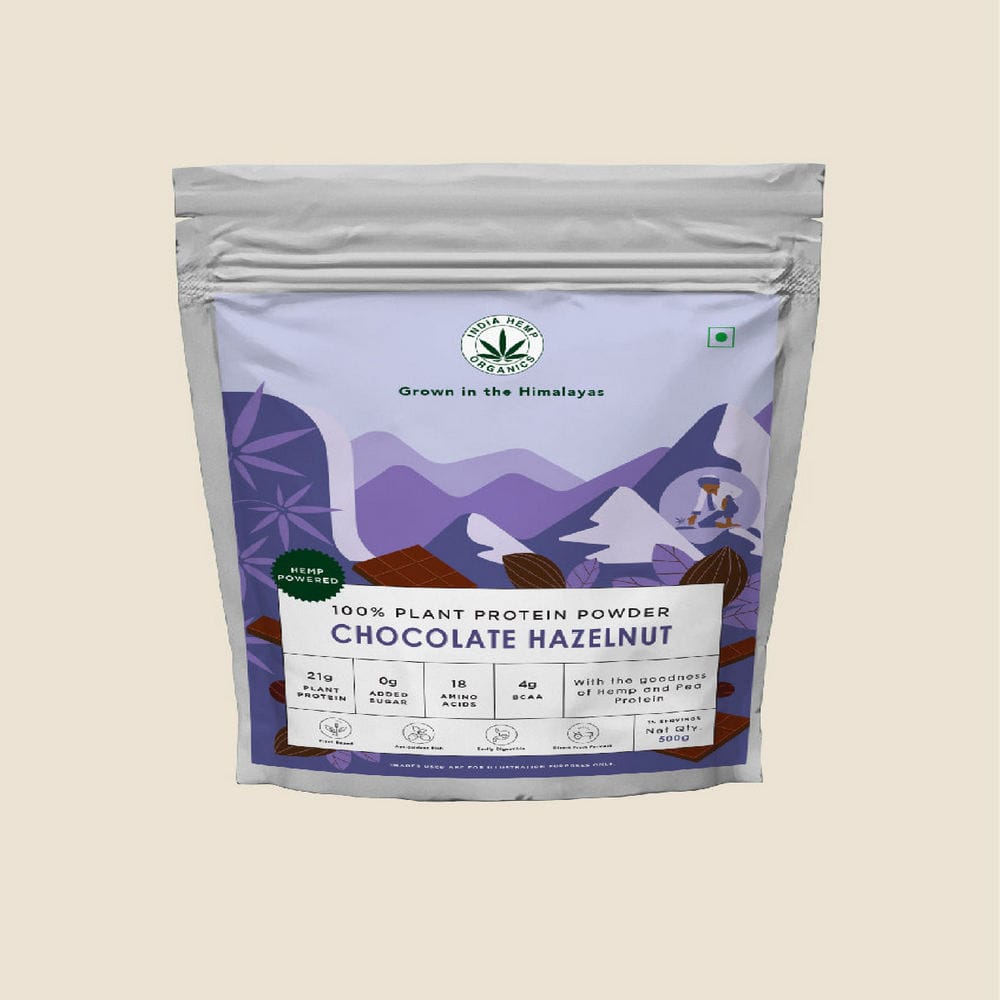 Hemp Protein Powder 500 gms - Chocolate Hazelnut