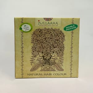 Natural Hair Double Process Colour Mix for Perfect Black - 200 gms