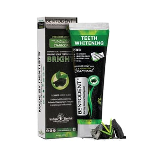 Activated Charcoal Toothpaste for Teeth Whitening & Cavity Protection