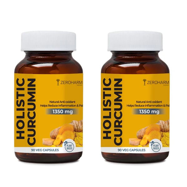 Holistic Curcumin Capsules With Piperine