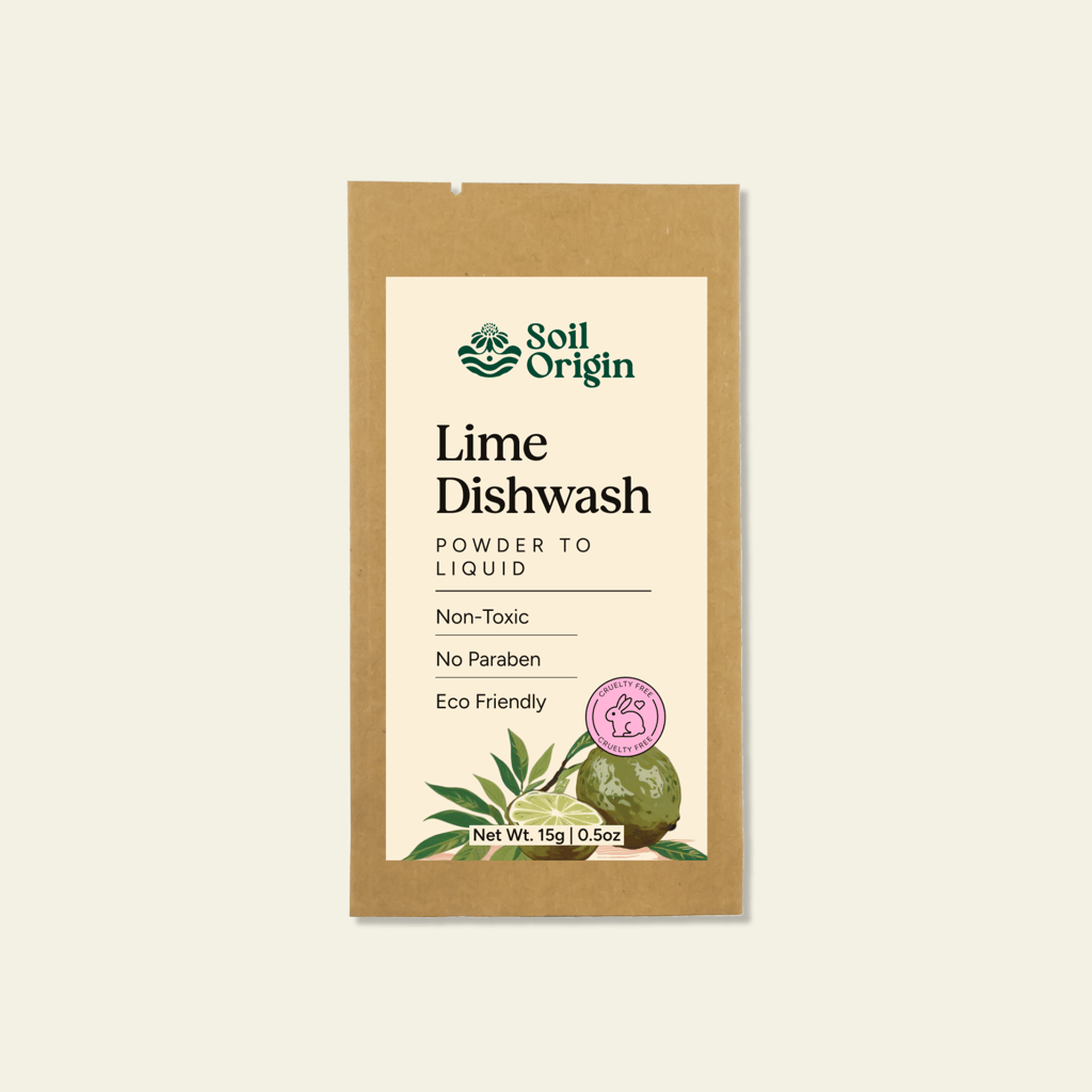 Powder to Liquid Dishwash (Lime) 250 Ml