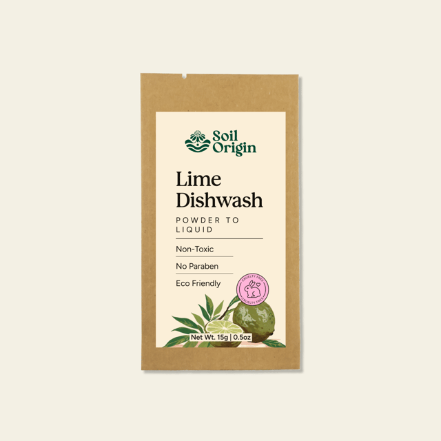Powder to Liquid Dishwash (Lime) 250 Ml