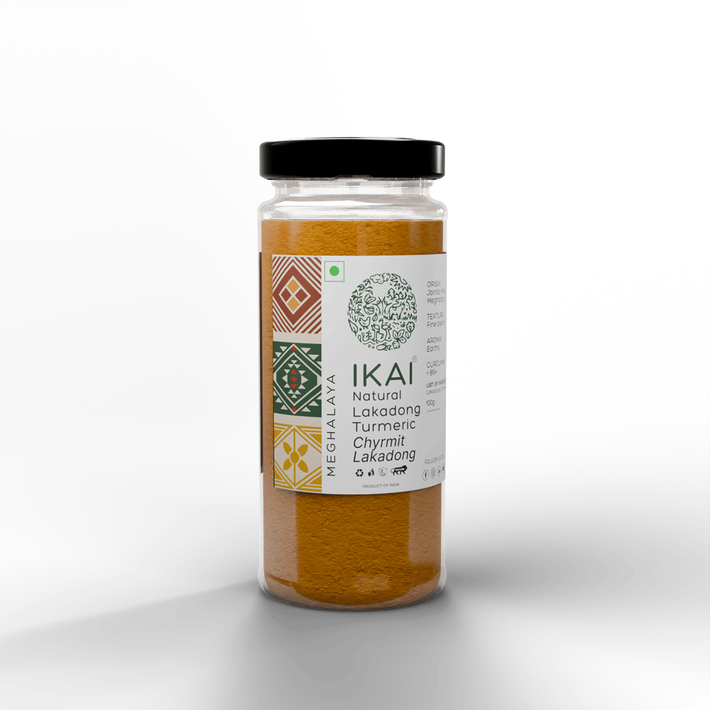 Natural Lakadong Turmeric |8 % Curcumin Content |Regional Specialty - Meghalaya |100g