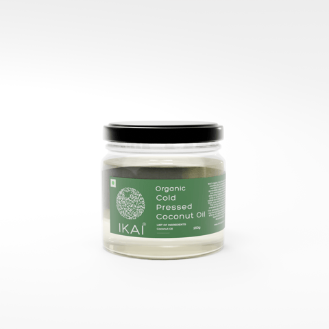 Organic Cold Pressed Coconut Oil |Wood Pressed |Cooking Oil |250ml