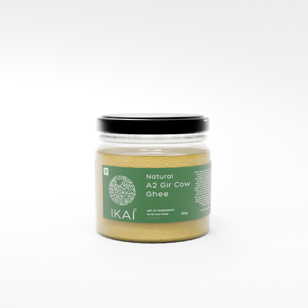Natural A2 Gir Cow Ghee |Vedic Bilona Method |Curd Churned |250g