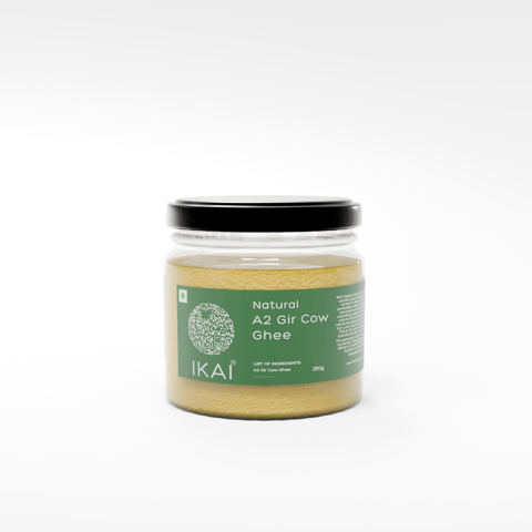Natural A2 Gir Cow Ghee |Vedic Bilona Method |Curd Churned |250g